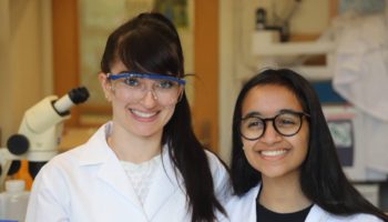 Genes in Space UAE winner Alia Almansoori and her Harvard-based mentor Tessa Montague